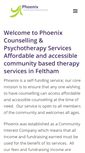 Mobile Screenshot of phoenixcounselling.org